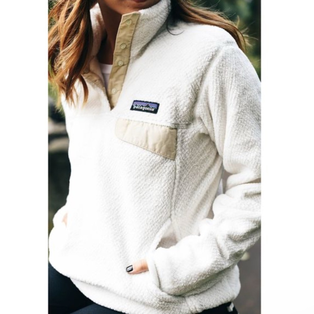 😍Patagonia retool snap T fleece pullover size M